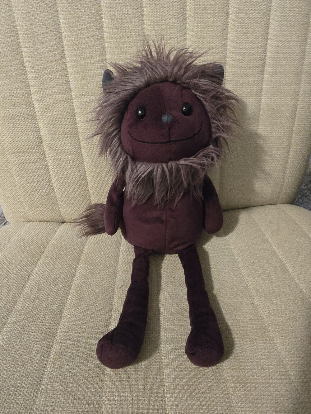 Jellycat London Gibbles Monster Dark Plum Purple Plush Stuffed Animal